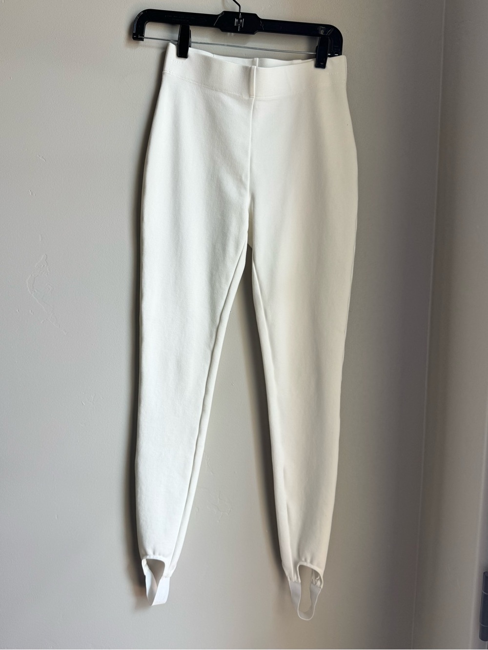 Boston Proper White Stirrup Leggings XXS Quiet Luxury Equestrian Chic Preppy